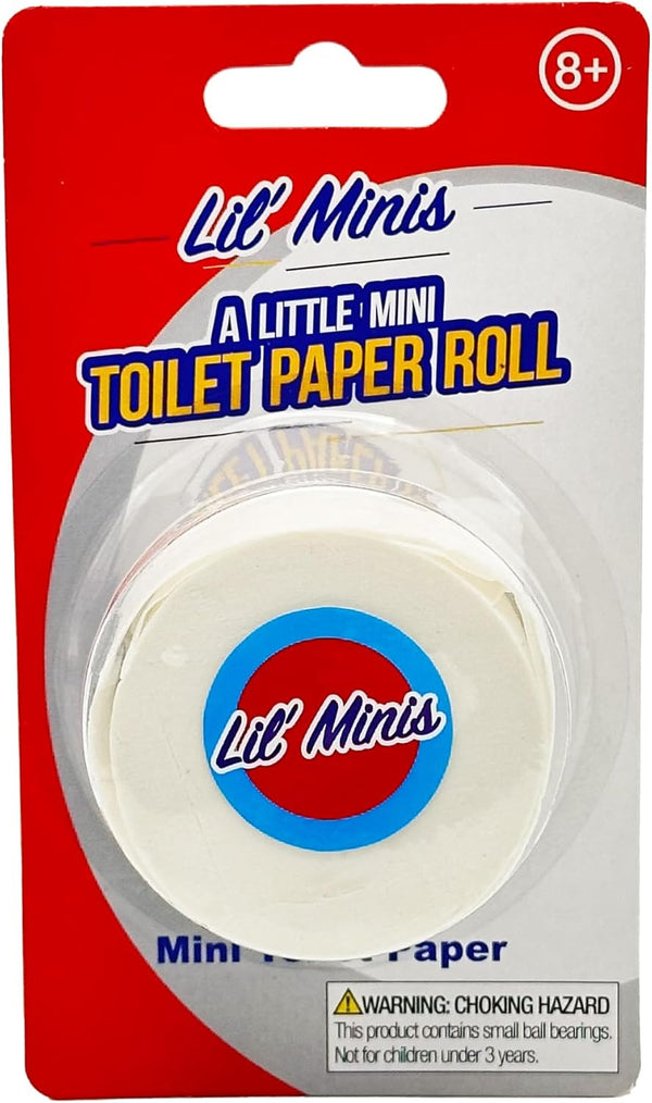 MINI TINY Rouleau de papier toilette - Nouveauté drôle GaG Bathroom Party Evil Joke