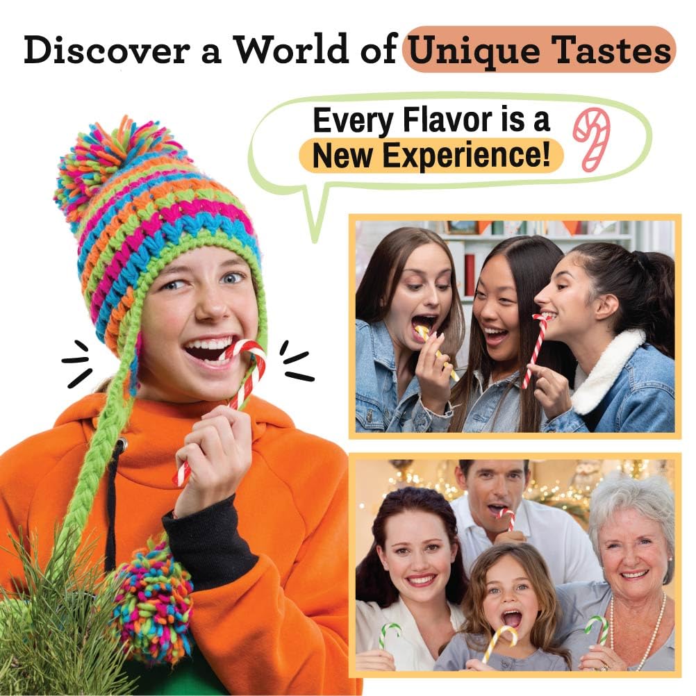 🎄🐔 6-Pack Chicken Soup Candy Canes – Funny Holiday Gag & Prank Gift 😱🍬