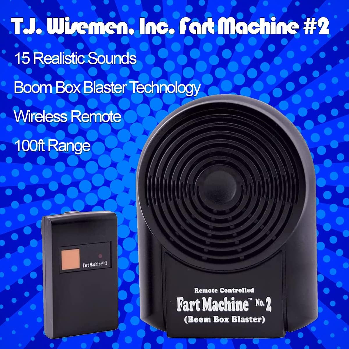 💨 Fart Machine #2 with Remote + 36 Glass Stink Bombs | Combo GaG Prank Set 💨