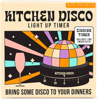 ⏱️ Kitchen Disco Timer – Light-Up 60-Minute Cooking Gadget ✨ USB Rechargeable 🎁