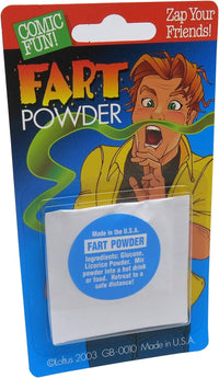 FART POWDER Pack - Funny Stink Prank Gag Joke - Glisser de la nourriture ou une boisson