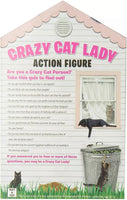 CRAZY CAT LADY ® Action Figure with 6 Cats - Hysterical Gag Gift - Archie McPhee