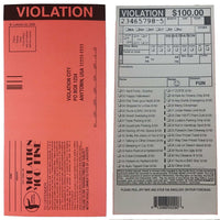 10 Phoney Fake Police Parking Tickets - Funny Rude Tickets Joke Gag Prank Set