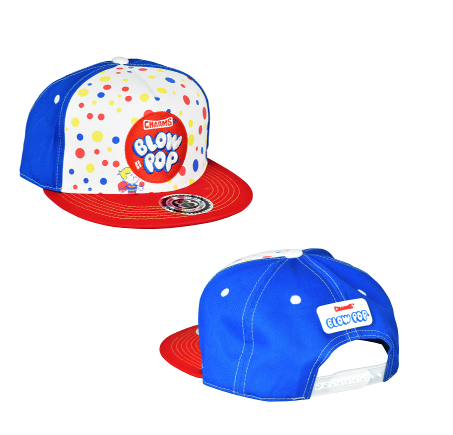 Charms Blow Pop Snapback Hat Gorra de camionero BlowPop Confetti Lollipop Bubble Gum