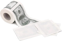 Money Toilet Paper Roll 100 Dollar Bill Tissue TP Benjamin Funny Gag Bath Joke $