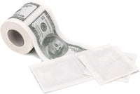 Rollo de papel higiénico para dinero, billete de 100 dólares, tejido TP Benjamin, broma divertida para el baño $