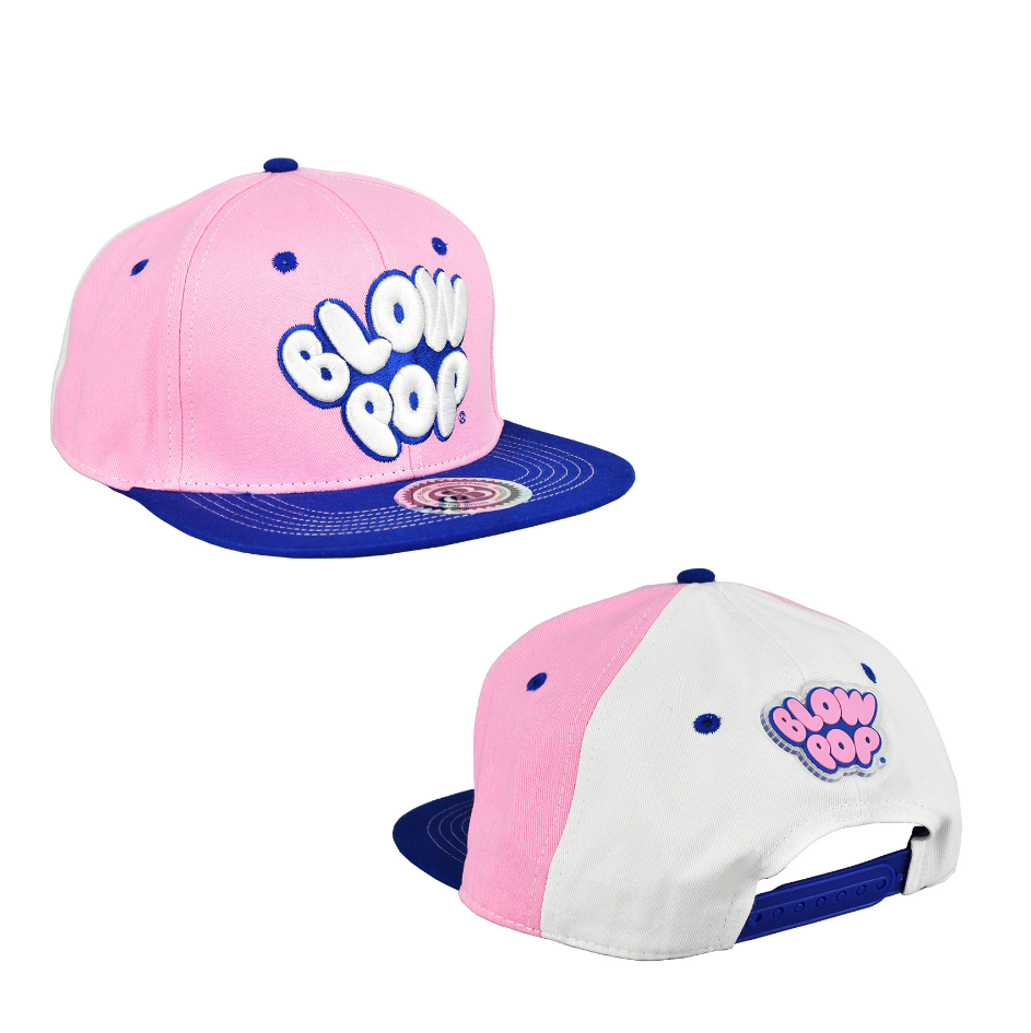 Sombrero rosa Blow Pop Snapback Trucker Skater Cap BlowPop Lollipop Bubble Gum