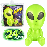 24" Galactic Green Alien Inflate - Inflatable Party Decoration Blow-Up Space UFO