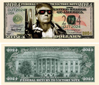 100 - President Donald Trump “Trumpinator" 2024 Novelty Money Bills Party Fake