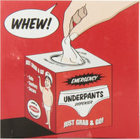 Emergency Underpants Dispenser ~ 5-Pack Underwear Gag Joke Gift ~ Archie McPhee