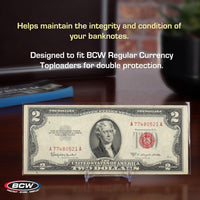 100 Pack - Regular Bill Currency Sleeves - Protect Your NOVELTY MONEY!