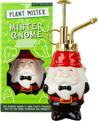 Ceramic Gnome Statue Plant Spray Mister  💦 Funny Cute Garden Houseplant Decor