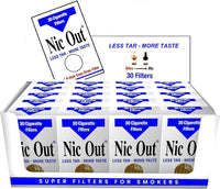 100 paquets de porte-filtres jetables pour cigarettes Nic Out - VENTE EN GROS