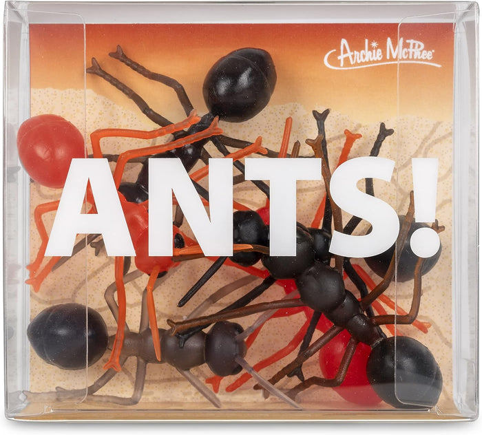 ANTS! ® Novelty Insect Bugs 3'' ANTS (Box of 6)  - Archie McPhee