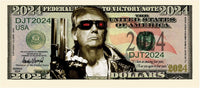10 - President Donald Trump “ Trumpinator " 2024 Novelty Money Bills Party Fake