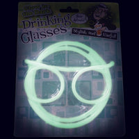 Glowing Drinking Straw Glasses - Glow in the Dark Glasses - Drinking Fun!