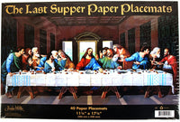 Set of 40 Paper Placemats - THE LAST SUPPER - Funny Jesus GaG - Archie McPhee