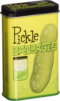 Pickle Bandages in Cute Collectible Tin - Band-Aids  Archie McPhee