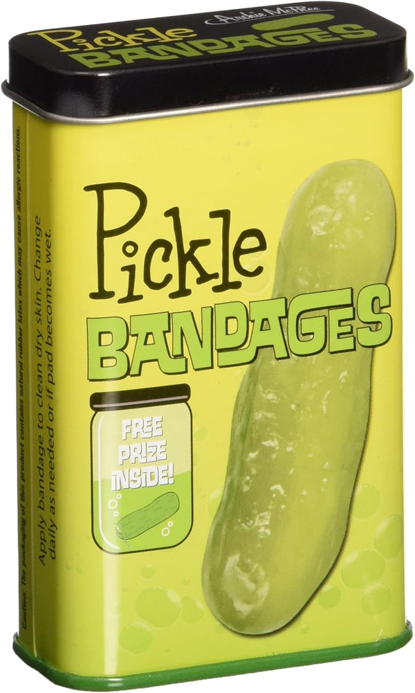 Pickle Bandages in Cute Collectible Tin - Band-Aids  Archie McPhee