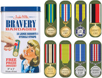 Trophy Bravery Award Bandages in Cute Collectible Tin - Band-Aids  Archie McPhee