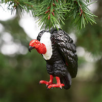 Vulture Ornament - Christmas Holiday Art Hand-Blown Glass Decor ® Archie McPhee