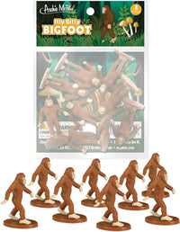 Itty Bitty Bigfoot (Bag of 8) - Mini Sasquatch Figurines - Archie McPhee