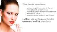 40 PKS NEW SMOKE Cigarette Filters (1,200 Filters) Lowers Nicotine Nic Out & Tar