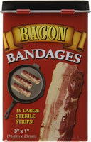 Bacon Strips Bandages in Cute Collectible Tin - Band-Aids  Archie McPhee