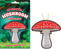 Arommatic Mushroom Car Air Freshener - (Sandlewood Scent) - Archie McPhee