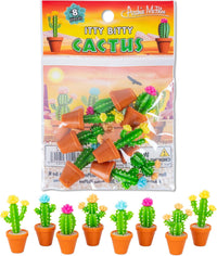 Itty Bitty Cactus (Bag of 8) - Tiny Figurines Arts & Crafts - Archie McPhee