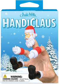 HANDICLAUS - Santa Claus Tiny Hands Puppet Christmas Holiday Toy - Archie McPhee