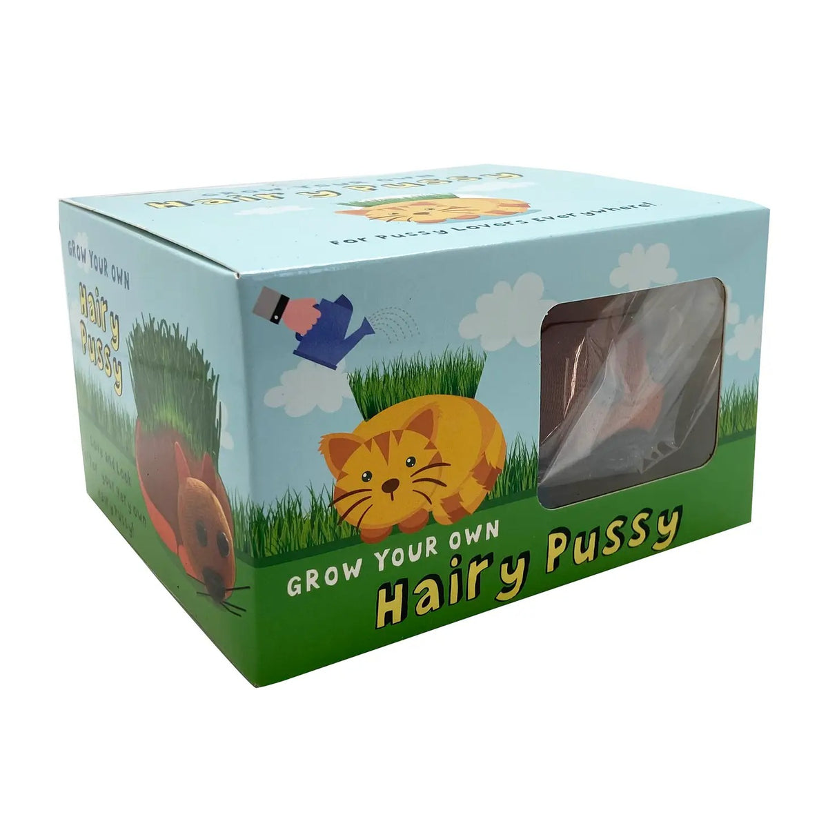 HAIRY PUSSY CAT - Grow Your Chia Pet Plant - Fun Adult Gag Prank Joke Gift