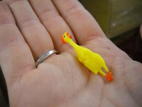 ITTY BITTY Rubber Chickens - 12 Piece Tiny Party Toy Decorations ~ Archie McPhee