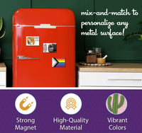 "Academically Challenged" Funny Beer Fridge Magnet - 3.5" x 2.5" Made in USA