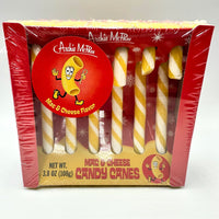 Mac & Cheese Flavored Candy Canes - Bizarre Christmas Gag Joke - Archie McPhee