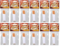 144 JOKE PUFF CIGARETTE - Accesorio de disfraz de truco mágico de humo falso (12 dz)