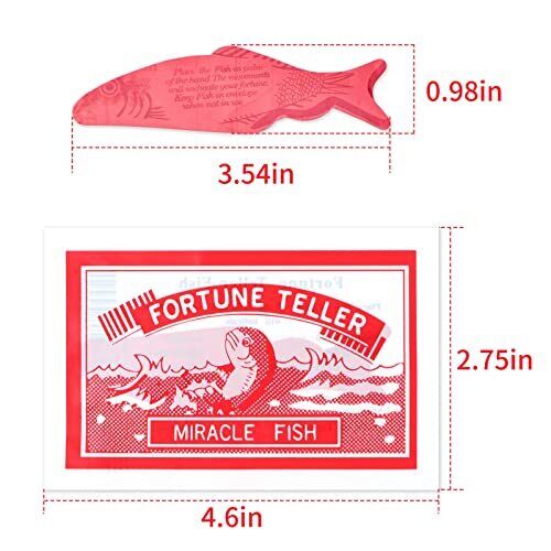 1440 Fortune Teller Fish Novelty Magic Miracle Telling Hand Play Party Child Toy