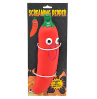 GIANT SCREAMING Red Hot Chili Pepper - Squeaking Noise - Stress Squeeze Gag Toy