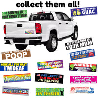 👩 "Because I'm A Lady, ASSFACE" 😂 Funny Bumper Car Fridge Magnet | USA Made