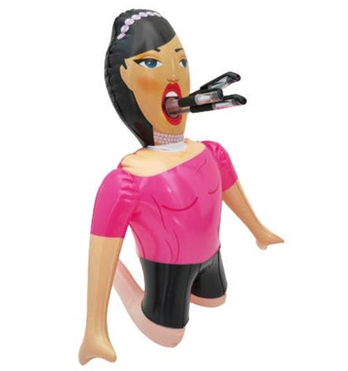 Inflatable Lady-Boy Desk Pen Holder 15” 🖊️ Adult Blow Up Doll Office Gag Gift😂
