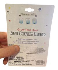 🎬🏆 The Grow Your Own Best Actress Award! 🌟Funny Drama Queen Novelty Gag Gift