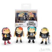 4-Pack EMO Frogs Figurines 🐸 Hilarious Gag Toys for Fun Lovers – Archie McPhee