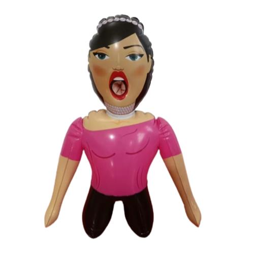 Inflatable Lady-Boy Desk Pen Holder 15” 🖊️ Adult Blow Up Doll Office Gag Gift😂