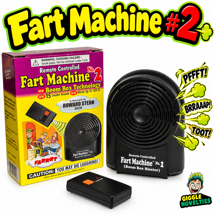 Fart Machine No. 2 💨 - Wireless Remote Control Prank Toy - Hilarious Gag Gift 🤣