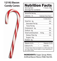 Bacon Flavored Candy Canes - Festive Holiday Fun Gag Gift - Archie McPhee