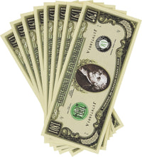 10 TOTAL - John Adams Million Dollar Money Novelty Party Play Collectible Bills