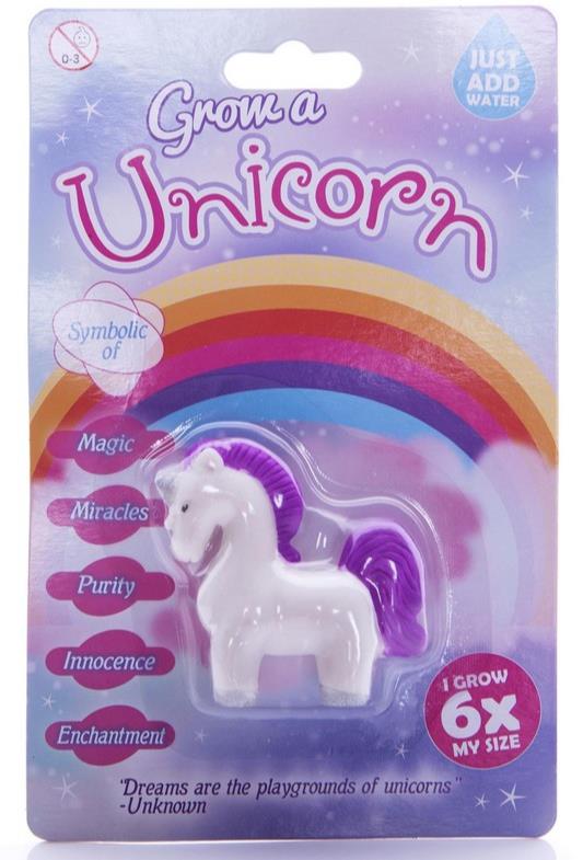 Grow A Magical Unicorn Toy - Just Add Water 600% Larger!  Child Stocking Stuffer