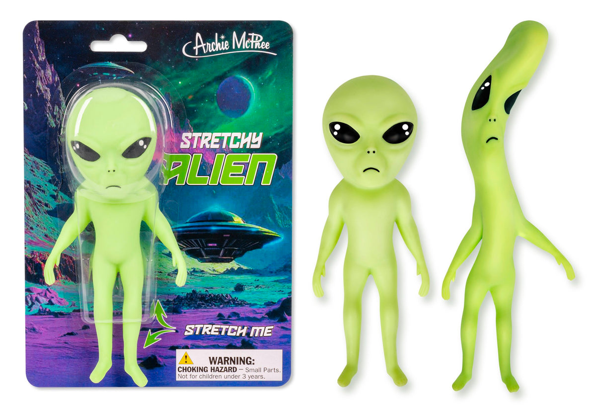 👽 Stretchy Alien Toy 6" Sand Filled Jiggly Limbs Squishy Stress Relief Gag Gift