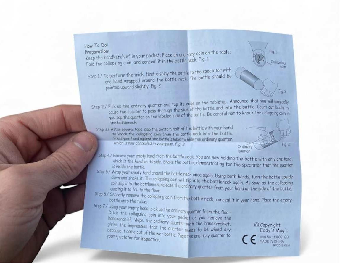 ✨Amazing Coin Bite Magic Trick Quarter – Bite It… 🦷 Then Fix It! HAND MADE! ✨