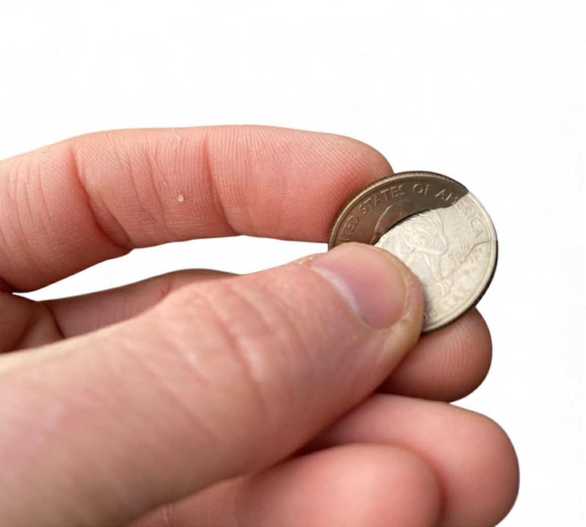 ✨Amazing Coin Bite Magic Trick Quarter – Bite It… 🦷 Then Fix It! HAND MADE! ✨